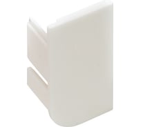 Заглушка Hafele торцевая для одинарного профиля, пластик, белый, левый 126.37.978