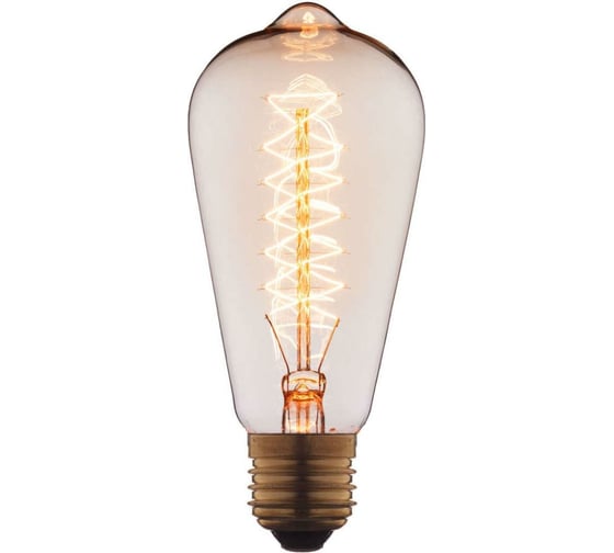 Лампа накаливания LOFT IT Edison Bulb E27 40Вт K 6440-CT 1