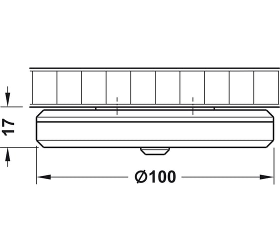 Светильник Hafele LED9003 0,6W холодный белый 833.87.012