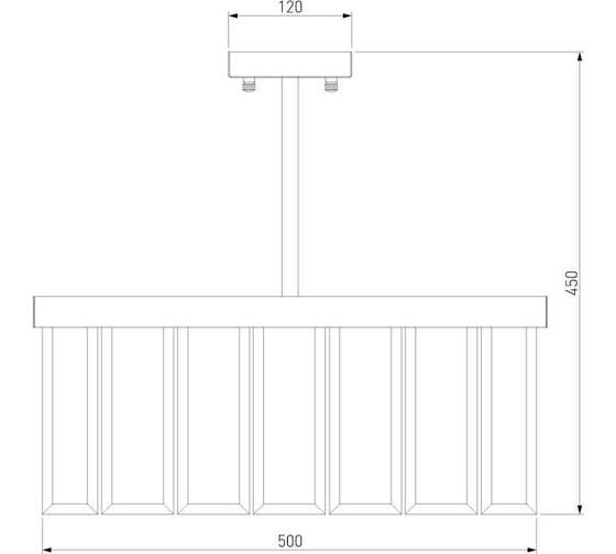 Потолочный светильник Bogate's 358/5 прозрачный a057292