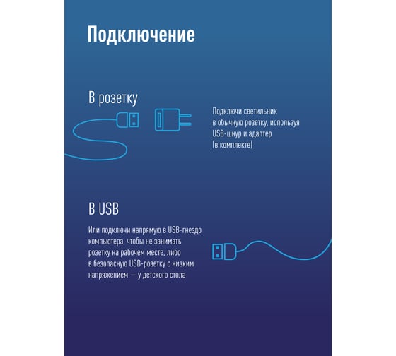 Настольная лампа для растений КОСМОС 2 светильника, 3 спектра излучения, 5В, 2А, KOC_DESKGX2105
