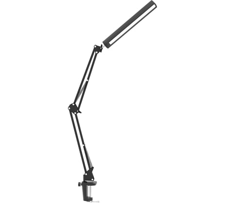 Настольная лампа КОСМОС 13Вт, RA>80, 3 режима цветности, диммируемая, черный, струбцина, 5В, 2А, KOC_DESK033