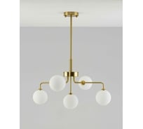 Потолочная люстра Moderli Heavy 5 G9 60W медь, белый V2181-C