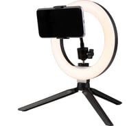 Кольцевая светодиодная лампа Energy EM-009 Pro c штативом 103375