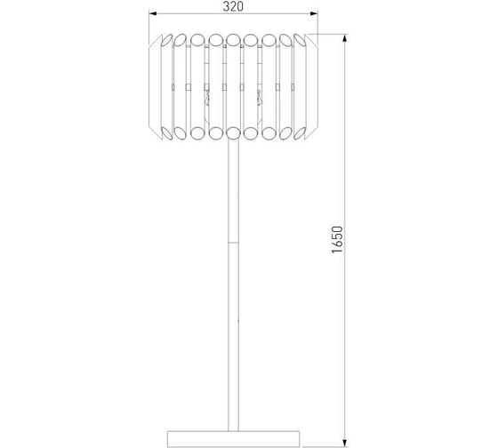 Напольный светильник Bogate's 01106/4 шампань a058059