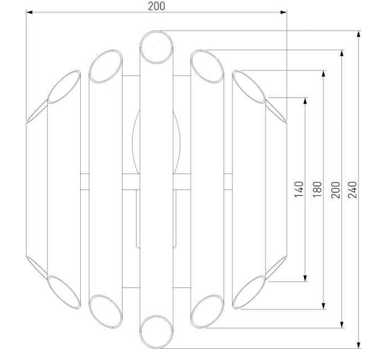 Настенный светильник Bogate's 361/1 шампань a058055