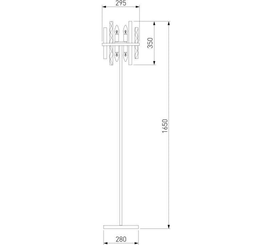 Напольный светильник Bogate's 01110/4 белый матовый a058714