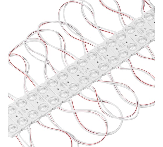 Светодиодный модуль MAKSILED 0.96вт, 24в, ip67, smd2835 2led, 20лм, синий, 40 шт./упаковка ML-M2SM-L-2835-B-24V