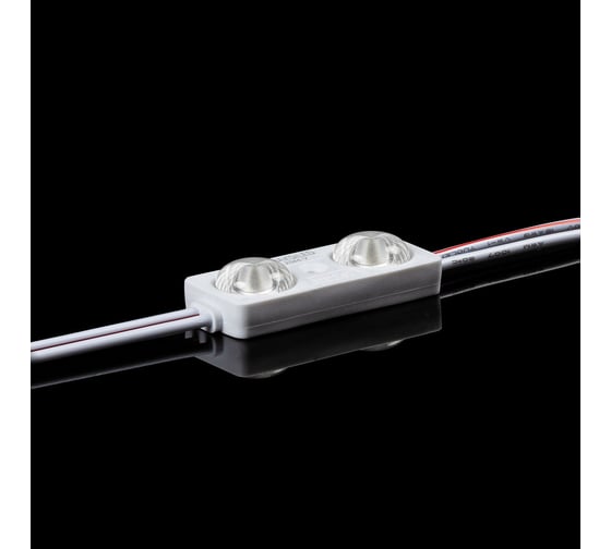 Светодиодный модуль MAKSILED 0.96вт, 24в, ip67, smd2835 2led, 25лм, желтый, 40 шт./упаковка ML-M2SM-L-2835-Y-24V