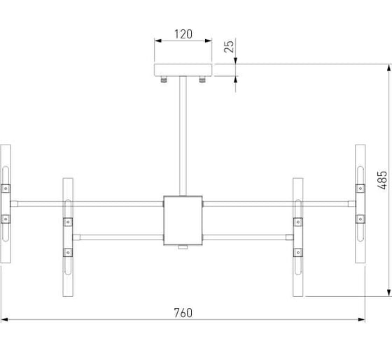 Потолочный светильник Bogate's 351 белый a054007