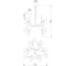Подвесной светильник Bogate's 554 дымчатый a047086 2