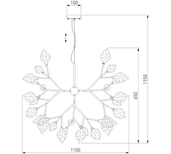 Подвесной светильник Bogate's 546 прозрачный a043935