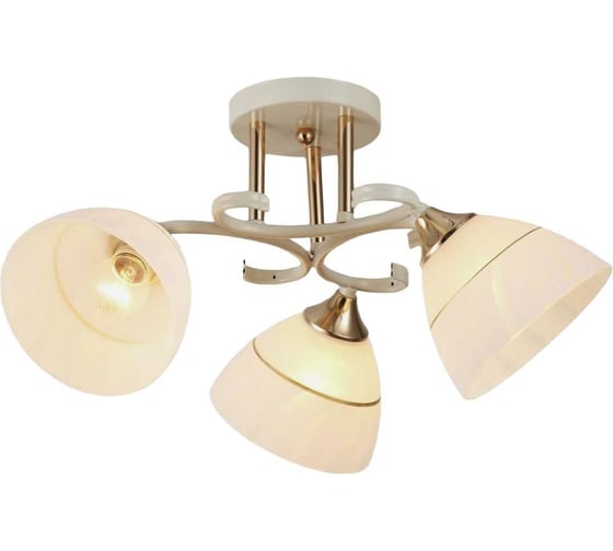 Потолочная люстра Мелодия Света P6467-3 WT+GD 000024280 1