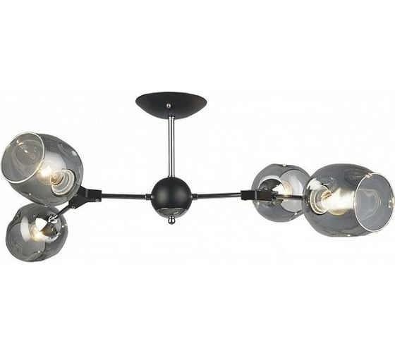 Потолочная люстра Мелодия Света SL5328-4 BK+CR 000056965 1