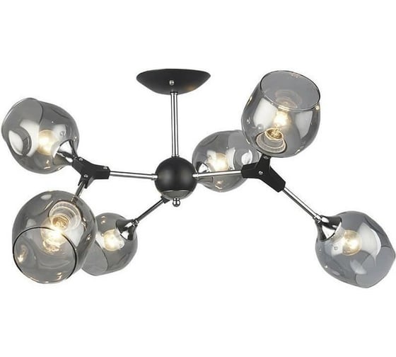 Потолочная люстра Мелодия Света SL5328-6 BK+CR 000056966 1