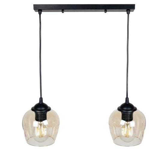 Подвесной светильник Мелодия Света 7990-2P ВK+AM 000030977 1