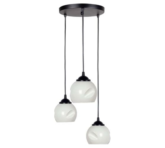Подвесной светильник Мелодия Света 7996-3P WT+BK 000047947 1