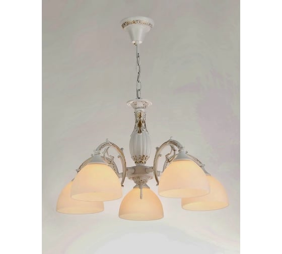 Подвесная люстра Мелодия Света P6271-5 WT+GD 000023576 1
