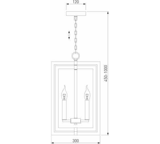 Подвесной светильник Bogates Bogate's - 327/4 / хром a050593