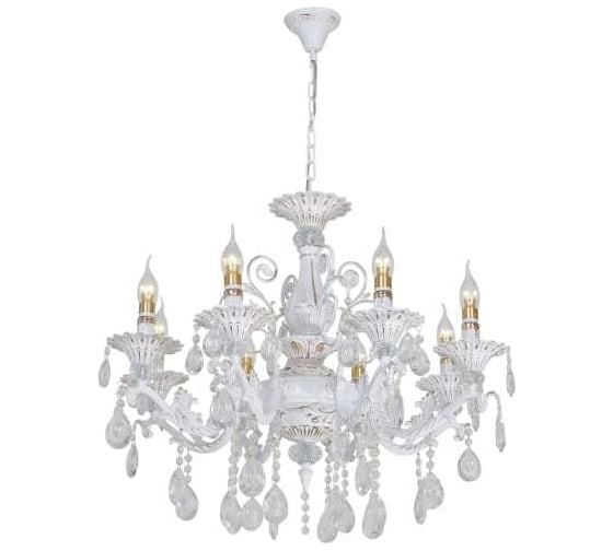 Подвесная люстра Мелодия Света 6616-8 WT+GD 000048836 1