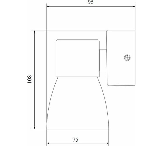 Настенный светильник Elektrostandard - cono / белый (mrl 1027) a061048