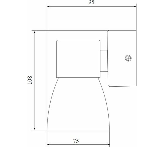 Настенный светильник Elektrostandard - cono / белый/серебро (mrl 1027) a061049