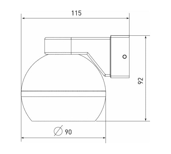 Настенный светильник Elektrostandard - cosmo / черный (mrl 1026) a061045