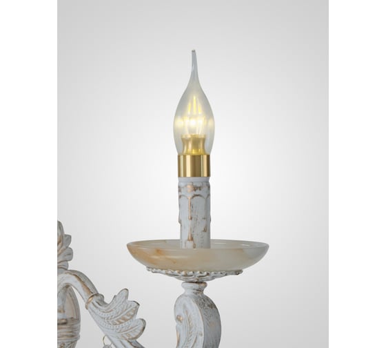 Настенный светильник Мелодия Света P6281-2W WT+GD 000026089