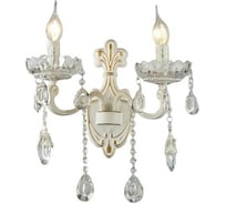 Настенный светильник Мелодия Света P7400-2W WT+GD 000027793