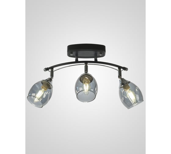 Настенный светильник Мелодия Света P5888-3W BK+CR 000029150
