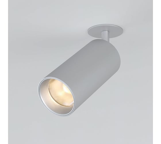Встраиваемый светодиодный светильник Elektrostandard - diffe / серебряный 15w 4200k (25066/led) a058212 1