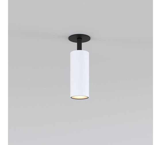 Встраиваемый светодиодный светильник Elektrostandard - diffe / белый/черный 10w 4200k (25052/led) a058173