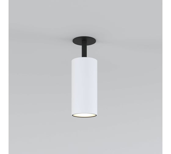 Встраиваемый светодиодный светильник Elektrostandard - diffe / белый/черный 15w 4200k (25066/led) a058273