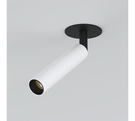 Встраиваемый светодиодный светильник Elektrostandard - diffe / белый/черный 5w 4200k (25027/led) a058216