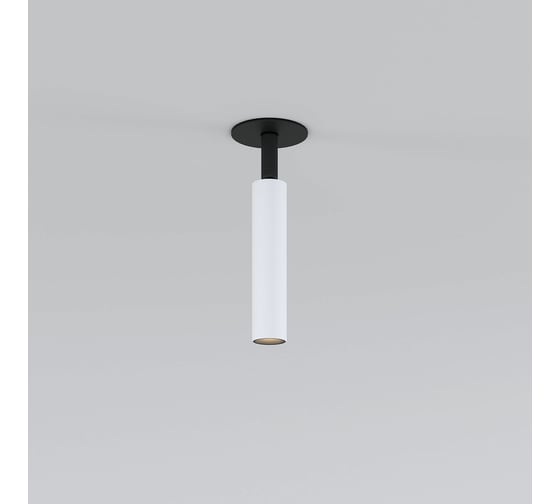 Встраиваемый светодиодный светильник Elektrostandard - diffe / белый/черный 5w 4200k (25027/led) a058216