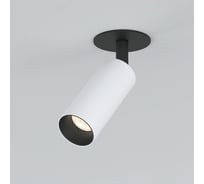 Встраиваемый светодиодный светильник Elektrostandard - diffe / белый/черный 8w 4200k (25039/led) a058220