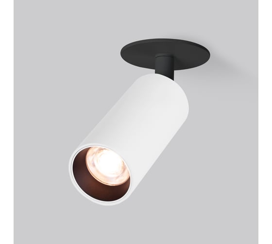 Встраиваемый светодиодный светильник Elektrostandard - diffe / белый/черный 8w 4200k (25039/led) a058220