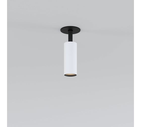 Встраиваемый светодиодный светильник Elektrostandard - diffe / белый/черный 8w 4200k (25039/led) a058220