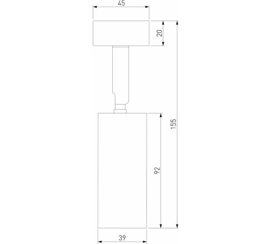 Накладной светодиодный светильник Elektrostandard - diffe / черный 8w 4200k (85639/01) a058265