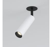 Встраиваемый светодиодный светильник Elektrostandard - diffe / белый/черный 8w 4200k (25040/led) a058228