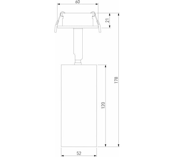 Встраиваемый светодиодный светильник Elektrostandard - diffe / серебряный 10w 4200k (25052/led) a058172