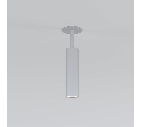 Встраиваемый светодиодный светильник Elektrostandard - diffe / серебряный 8w 4200k (25040/led) a058227