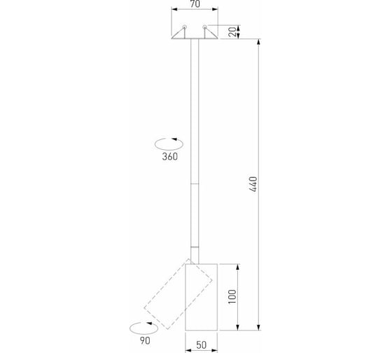 Встраиваемый светодиодный светильник Elektrostandard - drop / 8w белый (50242 led) a061484