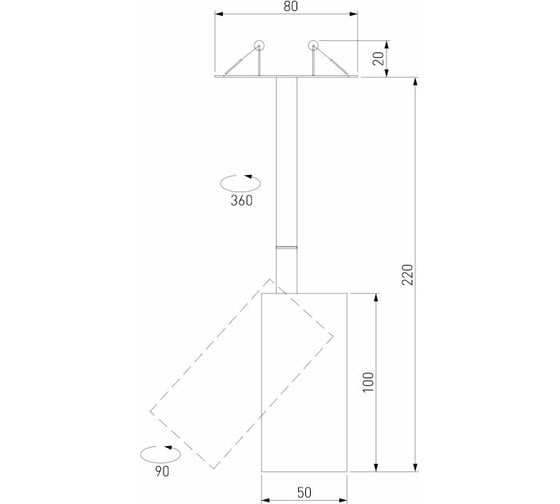 Встраиваемый светодиодный светильник Elektrostandard - drop / 8w белый (50222 led) a061485