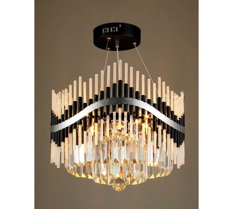 Подвесная люстра Мелодия Света P9210-4-410 BK+CR 000024945