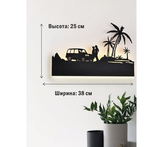 Настенный светильник Мелодия Света 6015W 16W BK 000022090