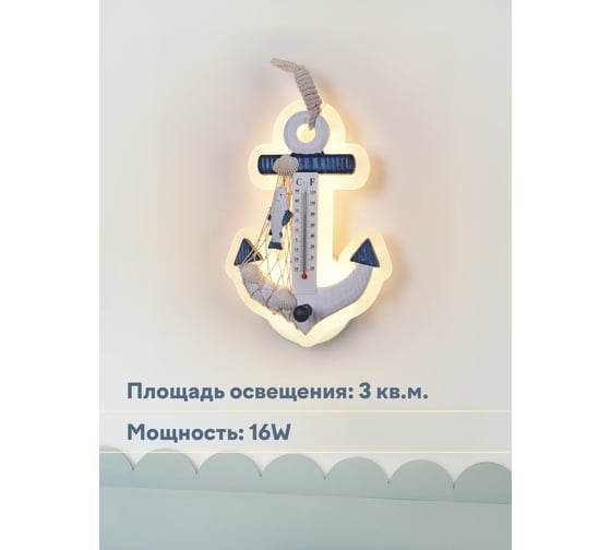Настенный светильник Мелодия Света 6086 18W WT 000028228