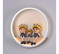 Настенный светильник Мелодия Света 6460W 19W WT+Wood 000028232