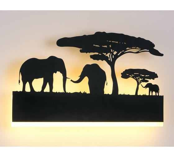 Настенный светильник Мелодия Света 6013W 16W BK 000022088 1