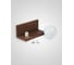 Настенный светильник Мелодия Света Pearl 6426-Left-1W PR 000037273 6